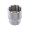 Головка двенадцатигранная 1/2" 27мм "AV Steel" AV-521027